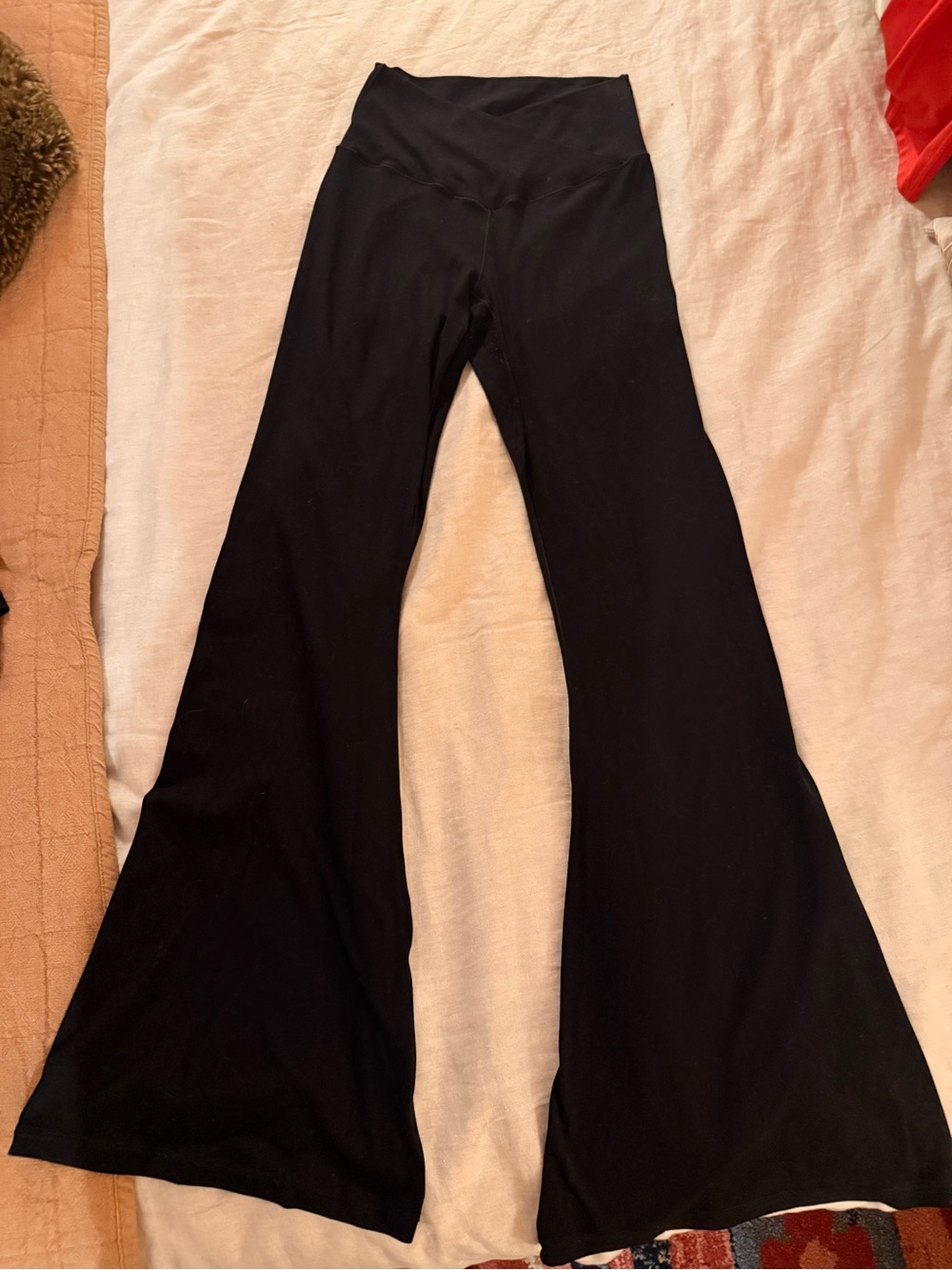 aerie Black Boot Cut Flare Leggings